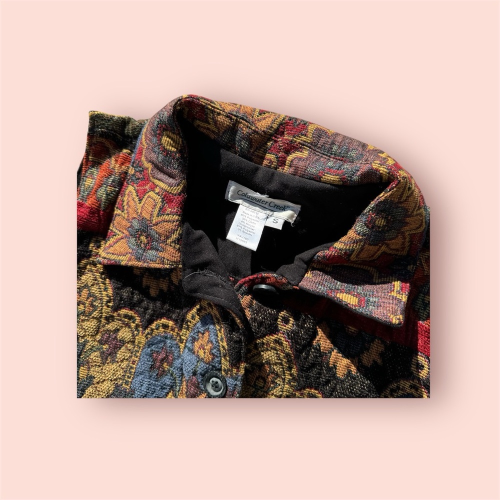 Vintage Tapestry Vest - Picture 2 of 3